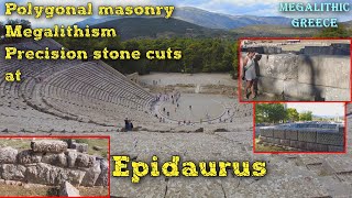 Polygonal masonry megalithism and precision stone cuts at Epidaurus [upl. by Rutherfurd]