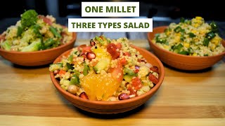 Millet Recipes  Millet Salads  How to Make Millets  Weight Loss Recipes  Chef Sahajan [upl. by Nayllij]