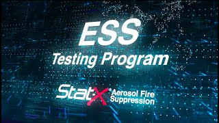 StatX® Fire Suppression ESS Testing Program wwwstatxcom [upl. by Harve768]