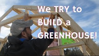 How To BUILD a GREENHOUSE from Scratch DIY [upl. by Gable]