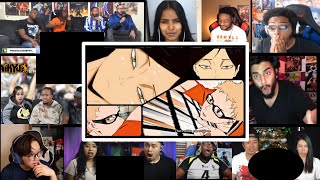 Suna Rintaro whole upper body Spike  Haikyuu Season 4 Episode 19 Reaction Mashup [upl. by Ailero]