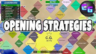 Opening Strategies Analysis Territory Games io  Territorial IO [upl. by Harmony]