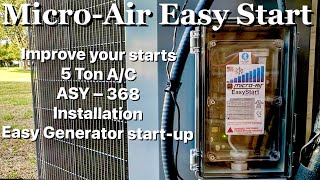 MicroAir EasyStart ASY368 5 Ton AC Installation [upl. by Knox]