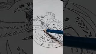 How to draw south Africa emblem  Coat of arms of South Africa 🇿🇦 symbols shortsfeed [upl. by Ecadnak224]