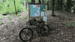 Ozark Trail Vibe Walmart Bike Mountain Biking SUCCESS Biking on the Pennacook Area Trails ME [upl. by Kenway]