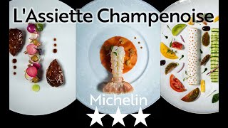 【フランスシャンパーニュ】LAssiette Champenoise｜ミシュラン｜シェフズテーブル｜美食｜高級レストラン｜フレンチ料理 [upl. by Anoynek]