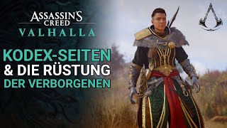 AC Creed Valhalla  Kodexseiten und Rüstung der Verborgenen [upl. by Fabe]