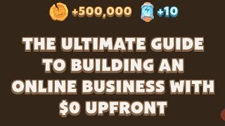 THE ULTIMATE GUIDE TO BUILDING AN ONLINE BUSINESS WITH O UPFRONT  Memefi Code [upl. by Rothschild246]