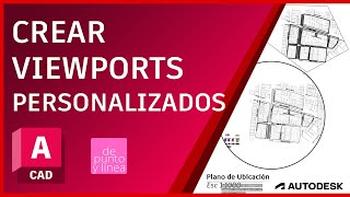 Como crear un VIEWPORT PERSONALIZADO en AutoCAD  Viewport o ventana gráfica con forma libre [upl. by Warfourd]