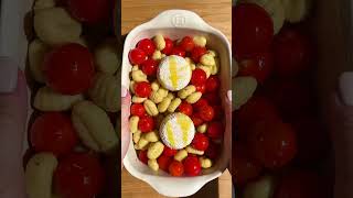 Recette de Crottin rôti gnocchis amp tomates cerises [upl. by Ethban]