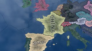 WHAT IF CHINA UNITED WITH FRANCE IN 1936HOI4 TIMELAPSE [upl. by Melonie230]