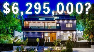 Inside a 6295000 MODERN MANSION with a TWO STORY POOL  Los Angeles Mansion Tour [upl. by Panaggio]