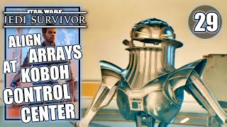 Star Wars Jedi Survivor  Align Arrays at Koboh Control Center  Gameplay Walkthrough Part 29 [upl. by Aneehsat]