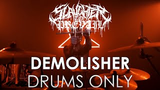 Slaughter To Prevail Evgeny Novikov  DEMOLISHER Drum Backing Track Drums Only MIDI [upl. by Meek]