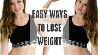 10 EASY HEALTHY WAYS TO LOSE WEIGHT  WEIGHT LOSS TIPS [upl. by Swee]