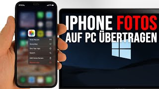 BILDER amp VIDEOS von iPhone auf Windows 10 PC übertragen 2022 [upl. by Blen]