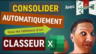 Consolider tous les tableaux dun Classeur Excel Power Query [upl. by Eceinert]