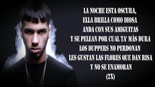 ANUEL AA NO SE ENAMORA LETRA [upl. by Ariet112]