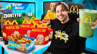 1 FRAG  1 ZESTAW MATY z McDonalds w Fortnite Mata x Mc [upl. by Kalli]