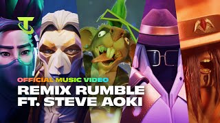 REMIX RUMBLE ft Steve Aoki Official Music Video  Teamfight Tactics [upl. by Mcgraw]