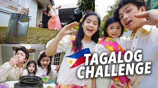 SPEAKING TAGALOG VLOG CHALLENGE  Ranz and Niana [upl. by Hsuk]