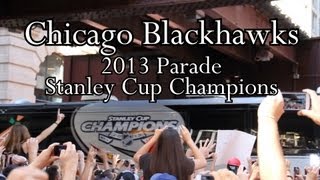 Chicago Blackhawks Stanley Cup Championship Parade 2013 [upl. by Lashonda696]