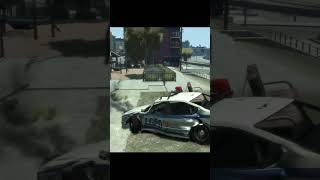 DOUBLE GLITCH POLICE CAR GTA IV gta swings glitch police car glitches gta4 gtaiv rockstar [upl. by Yorgen588]