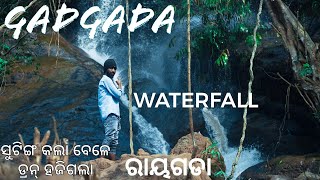 GADGADA WATERFALL  Rayagada National Place [upl. by Notlef992]