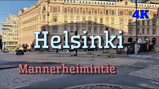 What to Expect on Mannerheimintie A Tour of Helsinkis Iconic Street in 4K helsinki helsinkicity [upl. by Bremen]