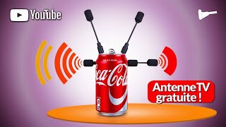 Construisez votre propre antenne numérique avec une canette de CocaCola [upl. by Oinigih106]