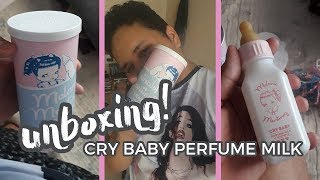 Unboxing Cry Baby Perfume Milk OMBR [upl. by Murrell]