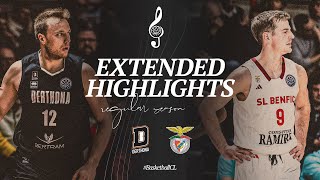 Bertram Derthona Basket v SL Benfica  Full Game Highlights  BasketballCL 202425 [upl. by Penland]