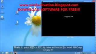 NEW Free Microsoft Office 2013 KMS Activator v11 x64 amp x32bit [upl. by Shakti714]