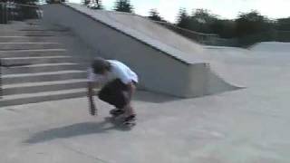 Deezle Double 360 flip 10 stair [upl. by Noyrb]