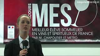 Meilleur élève sommelier en vins et spiritueux de France  Manon Durand [upl. by Hew]