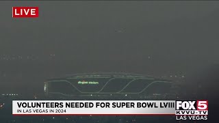 Volunteers needed for Super Bowl LVIII in Las Vegas [upl. by Binette915]