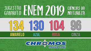 Gabarito ENEM 2019 CHROMOS  Prova Amarela Questão 134  Ciências da Natureza [upl. by Purdy]