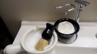 How to make lather using shaving soap  Tutorial for beginners [upl. by Benoit23]