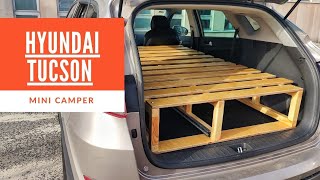 Hyundai Tucson Mini Camper Conversion [upl. by Arema]