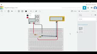 Divisor de voltaje con Tinkercad [upl. by Noiro]