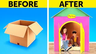 AWESOME CARDBOARD CRAFTS  Recycling Ideas For Smart Parents [upl. by Beaver]