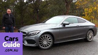 2016 MercedesBenz CClass Coupe review  first drive video [upl. by Olivann]