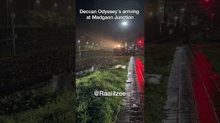 Deccan Odyssey’s arriving at Madgaon Junction  Konkan Railways shorts [upl. by Nnyletak690]