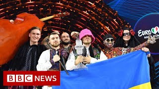 Ukraine win Eurovision 2022 with the UKs Sam Ryder in second  BBC News [upl. by Hopfinger]