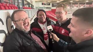 Redvee Instant Reaction St Helens 1312 Huddersfield Giants [upl. by Amerak68]