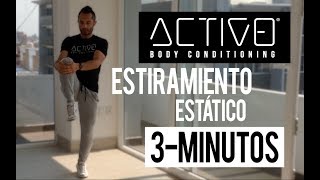 ACTIVO  Estiramiento Estático de Todo el Cuerpo  3MINUTOS [upl. by Cooperman394]