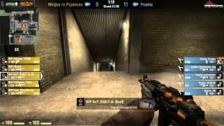 NiP vs fnatic  Gruppe A DreamHack 2013  Bucharest  detrain [upl. by Latini]