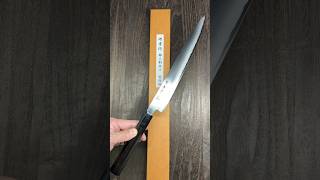 Sakai Takayuki Ginsan Warikomi Ebony Handle SlicerSujihiki 270mm [upl. by Gollin]