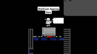 Fan Animation DistTrust Sparing Sans undertale рекомендации анимация [upl. by Ellehsar]