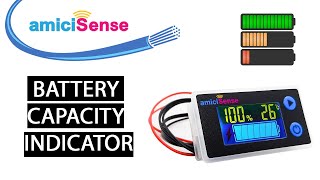 amicisense 10100V UNIVERSAL BATTERY CAPACITY INDICATOR  CHECK VIDEO DESCRIPTION [upl. by Neroled226]